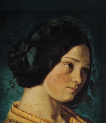 Portret van Zelie Courbet, c.1842